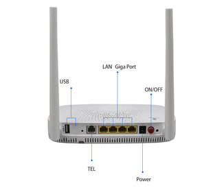 Giá tốt nhất FTTH xpon onu 4ge 1 chậu Wifi tương thích với GPON/epon OLT Dual Band Modem xpon onu raute tường lửa VPN - Product Image 1