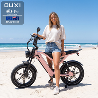 Ouxi AU GT20 1000W 250W Fatbike Eléctrica V8 Almacén UE 20x4.0 Neumático Eléctrico para Fatbike Bicicleta Eléctrica E-bike