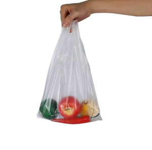 Wholesale Custom Grocery Store Shopping Carry Out T-shirt Bag Biodegradable <b>Plastic</b> Bag on <b>Roll</b> - Product Image 6