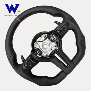 Volante Deportivo de Cuero Perforado Negro M Performance para <span class=keywords><strong>BMW</strong></span> 320 <span class=keywords><strong>525</strong></span> F10 F20 F30 F15 F25 F07 F01 F82 E60 E90 E70 M3 M4 M5 - Product Image 6