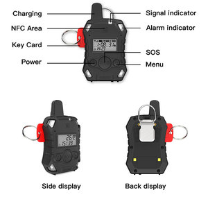 جهاز استقبال ZHENGZE متين من مادة البولي كربونات لتتبع الموقع في الوقت الفعلي مع إنذارات PASS لفرق البحث والإنقاذ في حالات الزلازل - Product Image 3