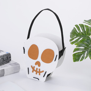 Nouveauté Halloween : Seau à bonbons fantaisie, citrouille, fantôme, mini sacs cadeaux pour enfants, fournitures de fête - Product Image 3