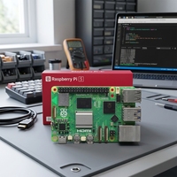 Carte de développement Raspberry Pi 5 8 Go, kit d'apprentissage IA, module de programmation Python, USB Ethernet