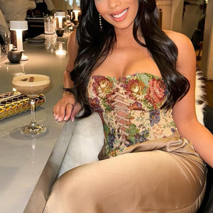 Nuevo Top Corto Sexy con Cordones y Aberturas para Mujer, a la Moda - Product Image 5