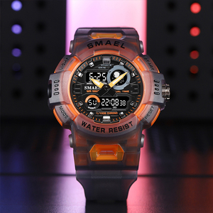 SMAEL 8063 <span class=keywords><strong>Orologio</strong></span> <span class=keywords><strong>da</strong></span> <span class=keywords><strong>Polso</strong></span> Intelligente <span class=keywords><strong>da</strong></span> <span class=keywords><strong>Uomo</strong></span>, <span class=keywords><strong>Orologio</strong></span> <span class=keywords><strong>Digitale</strong></span> Sportivo di Lusso, Resistente all'Acqua, con Allarme e Cronometro Luminoso - Product Image 3