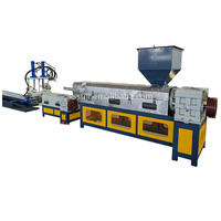 Granulateur de recyclage plastique double étage XUSHI PP PE HDPE LDPE ABS LLDPE, machine de pelletisation à vis simple, moteur Dana