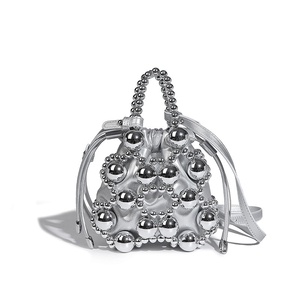 Design High-End Satchel Crossbody <b>Bag</b> Fashionable Versatile Beaded <b>Bag</b> Exquisite Cut Bead Woven PU <b>String</b> Tanjing - Product Image 5