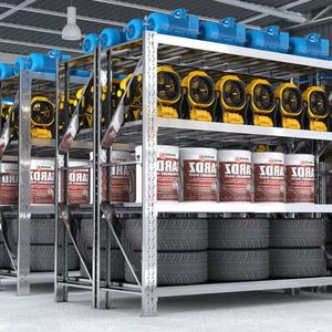 رفوف تخزين صناعية معدنية قابلة للتعديل بدون براغي، أنظمة رفوف تخزين حديدية قابلة للتكديس للمستودعات الثقيلة، الأكثر مبيعًا عالميًا - Product Image 3