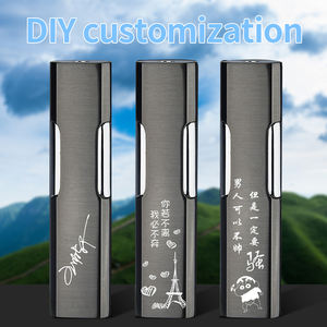 긴 스트립 사이드 히트 풍선 스트레이트 펀치 라이터 대형 화재 시가 파이프 라이터 불꽃 풍선 방풍 라이터 - Product Image 3