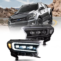Ensemble de phares avant à LED de haute qualité, clignotants dynamiques T6 T7 T8 2015-2020 pour Ford Ranger