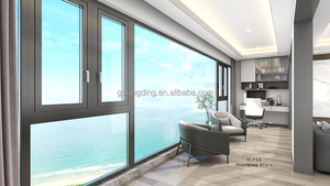 Tiết kiệm năng lượng cầu vỡ cửa sổ nhôm cửa sổ bền cửa sổ chịu nhiệt độ cao cho căn hộ - Product Image 3