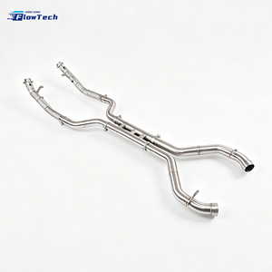 Performance Professional Turbo Downpipe for Mercedes AMG SL63 R231 5.5L V8 M157 304 Stainless Steel <b>Mirror</b> Polished High Flow - Product Image 4
