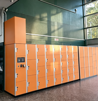 Casiers et armoires de rangement intelligents en acier avec serrures électroniques pour aéroports, gares ferroviaires et zones touristiques