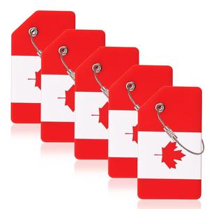 ป้ายแท็กชื่อกระเป๋าทำจากพลาสติกเนื้อนิ่มใช้สำหรับเดินทางขึ้นเครื่องป้าย PVC มีตัวอักษรออกใบอนุญาตกระเป๋าเดินทาง - Product Image 4