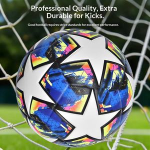 Ballon de football de la Coupe d'Europe, renforcé, anti-explosion, résistant à l'usure, avec logo imprimé sans couture, idéal pour le sport et le basketball, fabriqué au Guangdong. - Product Image 3