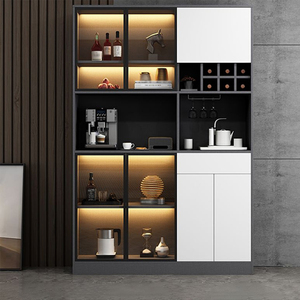 <span class=keywords><strong>Meuble</strong></span> de salon minimaliste moderne personnalisé pour la maison, mini bar à café, table de rangement <span class=keywords><strong>avec</strong></span> portes - Product Image 2