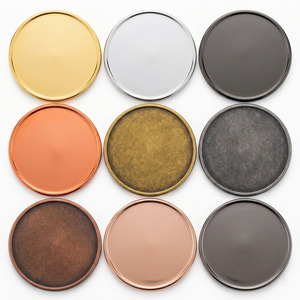 Monedas en Blanco de Aleación de Zinc con Baño de Plata Antigua de 30mm, 35mm, 40mm, 45mm para Grabado, Fabricación de Medallas y Fichas - ¡Las Más Vendidas! - Product Image 1