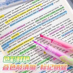 Chất lượng cao <span class=keywords><strong>Highlighter</strong></span> Marker với công suất lớn của màu sắc đôi kết thúc <span class=keywords><strong>Highlighter</strong></span> cho sinh viên để gạch chân điểm chính - Product Image 2