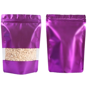 Bolsas de Plástico Impresas a Color para Envasado de Alimentos, con Cierre Hermético y Ventana Transparente - Product Image 2