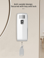 Distributeur sans aérosol avec contrôle LCD Distributeur à pompe de liquide 130ml Mini distributeur automatique de parfum Diffuseur d'air