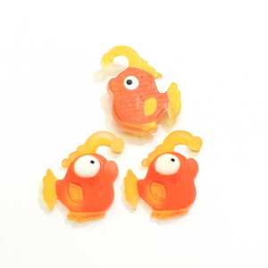 Nueva llegada mate de neón océano Kawaii cabujones Planar resina llavero peces tropicales del hipocampo de Jellyfi - Product Image 6