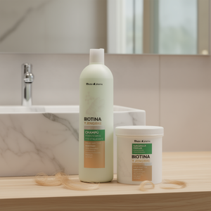 Thader Pharma Biotine et Gingembre Shampooing et Masque Capillaire Fortifiant et Revitalisant pour Tous Types de Cheveux - Product Image 3