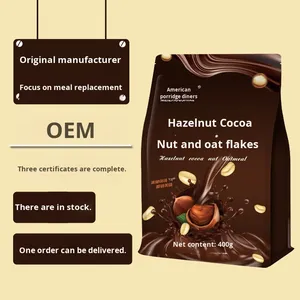 Cereali per Colazione Granola di Avena Essiccata Istantanea Meizhou Shike 400g Sostituto del Pasto Mattutino Confezione all'Ingrosso - Product Image 1