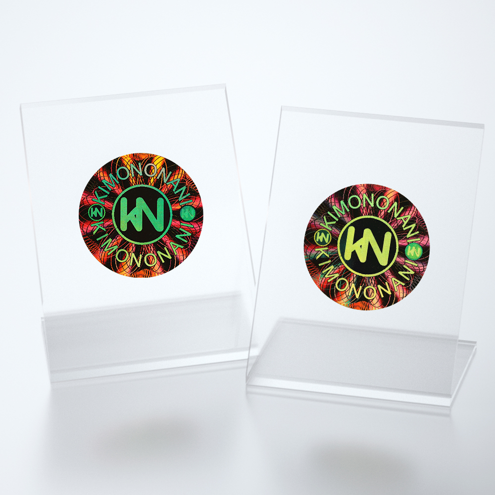 Adhesive Smooth Custom Hologram Stickers Tamper Proof Security Seal Label