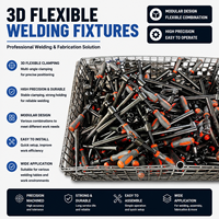 Kit de fixation pour table de soudage 3D flexible, fourni par l'usine, banc de soudage en fonte pour applications générales de fabrication de soudures métalliques