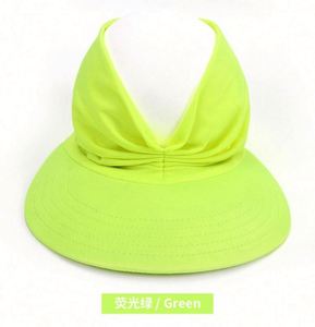 Nuevo Sombrero de Sol para Mujer, Anti-UV, Elástico, para Adultos, con Parte Superior Vacía, Visera para Playa - Product Image 4