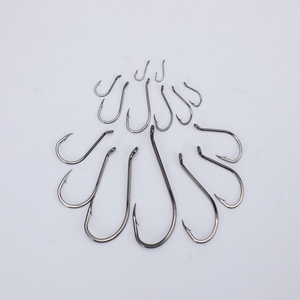 Móc 8211 màu đen bạch tuộc mỏ bù đắp câu cá móc froged Thể Thao Vòng tròn móc sắc nét cao Carbon thép câu cá móc - Product Image 1