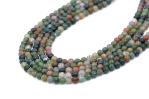 Perles en pierre naturelle Vente en gros <span class=keywords><strong>Agate</strong></span> <span class=keywords><strong>indienne</strong></span> <span class=keywords><strong>Perle</strong></span> d'<span class=keywords><strong>agate</strong></span> colorée pour la fabrication de bijoux - Product Image 3