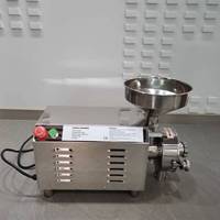Broyeur de fèves de cacao électrique commercial en acier inoxydable