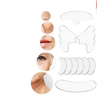 Patchs anti-rides réutilisables pour le visage et le front Patchs en silicone pour le visage Patchs anti-rides en silicone
