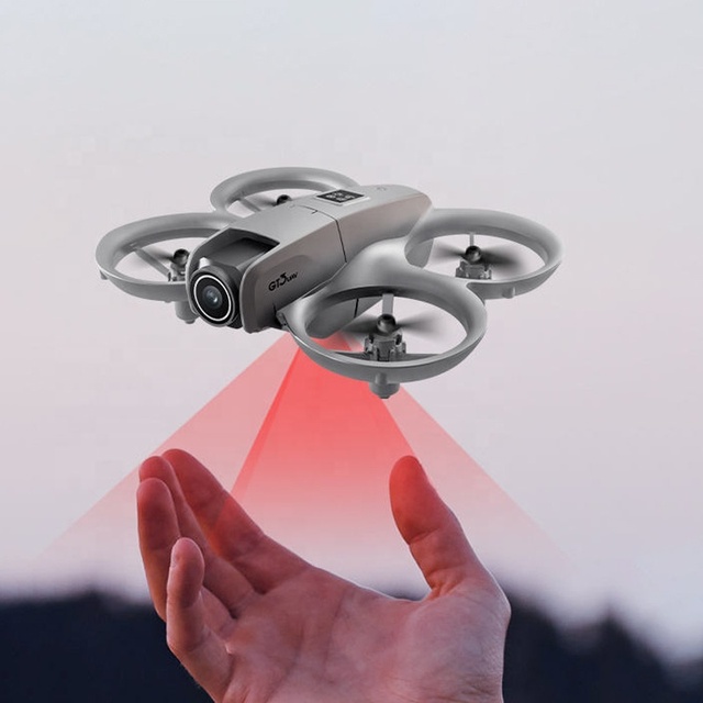 Top Selling GT3 Obstacle Avoidance Mini 4k Drone 68g Dual Camera Optical Flow Electric Camera 360 Flip FPV Drone With LED Light
