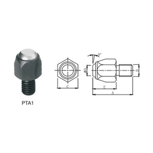 Husillo de Bolas de Acero Inoxidable con Rosca Fresada, Componente de Rodamiento PTA1 - Product Image 1