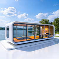 Maison préfabriquée Apple Cabin Pod, villa moderne, bureau insonorisé et respirant, maison modulaire portable, espace de vie pour jardin, hôtel