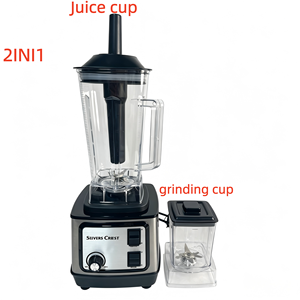 Tritaghiaccio Elettrico Multifunzione 2in1 da 2,5L 8500W, Frullatore per Smoothie Professionale, Robot da <span class=keywords><strong>Cucina</strong></span>, Tritatutto Domestico - Product Image 4