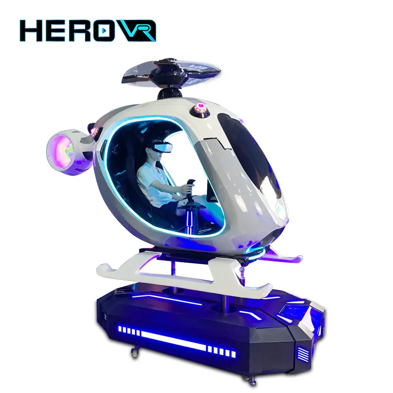 HEROVRVRゲーム機器レーシングバーチャルリアリティヘリコプター子供用VRゲームシミュレーター