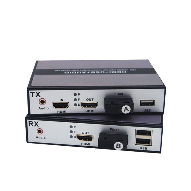 Optical Transceiver for KVM Fiber Extender 4K 60Hz 1080P 2-way/4-way/8-way Single/Multi-mode 1 Pair Fast Shipping