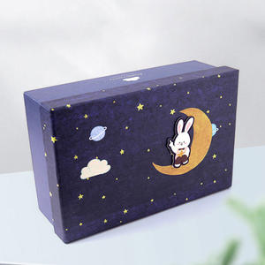 Boîtes à bijoux en carton personnalisées, boîte cadeau carrée, boîte de rangement pour colliers et boucles d'oreilles, emballage exquis pour bijoux - Product Image 2