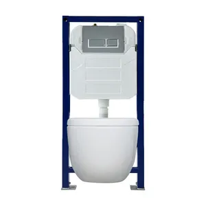Dual-Flush Verborgen Pneumatische Stortbak Standaard Formaat Hepe Watertank Past Op De Meeste Aan De Muur Hangende Toiletpotten