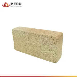 Produzione di KERUI di bassa densità e leggero ad alta temperatura isolante in mattoni di corindone allumina per l'industria del vetro