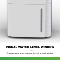 Déshumidificateur d'air réfrigérant portable mini 580W pour la maison, capacité de déshumidification 24h/24, vente chaude usine