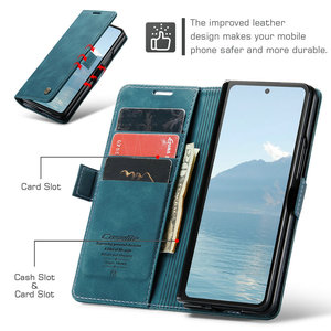 CaseMe Business Wallet Porte-cartes de crédit pour <span class=keywords><strong>Samsung</strong></span> Z Fold 6 Case Leather Mobile Phones <span class=keywords><strong>Flip</strong></span> Cover pour <span class=keywords><strong>Samsung</strong></span> Z Fold 6 5 4 <span class=keywords><strong>3</strong></span> - Product Image 2
