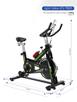 Vélo de spinning d'exercice intérieur à vente chaude, exercice cardio, utilisation professionnelle en salle de sport à domicile, vélos de spinning