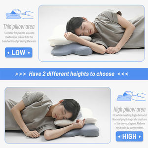 Expédition de porte à porte petit <span class=keywords><strong>oreiller</strong></span> compensé <span class=keywords><strong>anti</strong></span>-<span class=keywords><strong>ronflement</strong></span> <span class=keywords><strong>meilleur</strong></span> vendeur <span class=keywords><strong>oreiller</strong></span> orthopédique avec mousse à mémoire de forme avec housse lavable - Product Image 5