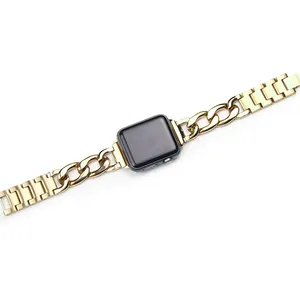 Luxury Stainless Steel Metal Diamond Bracelet Smart Watch Band Strap For Apple Watch 8 7 6 for apple watch series 41mm 45mm 49mm