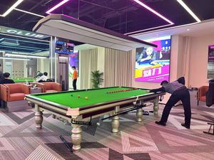 Mesa de <span class=keywords><strong>billar</strong></span> de nieve económica de madera maciza Mesa de <span class=keywords><strong>billar</strong></span> de lujo que funciona con monedas para práctica y uso comercial - Product Image 3