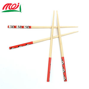 Palillo de bambú grueso reutilizable respetuoso con el medio ambiente grabado Katana samurái japonesa a granel OEM - Product Image 2